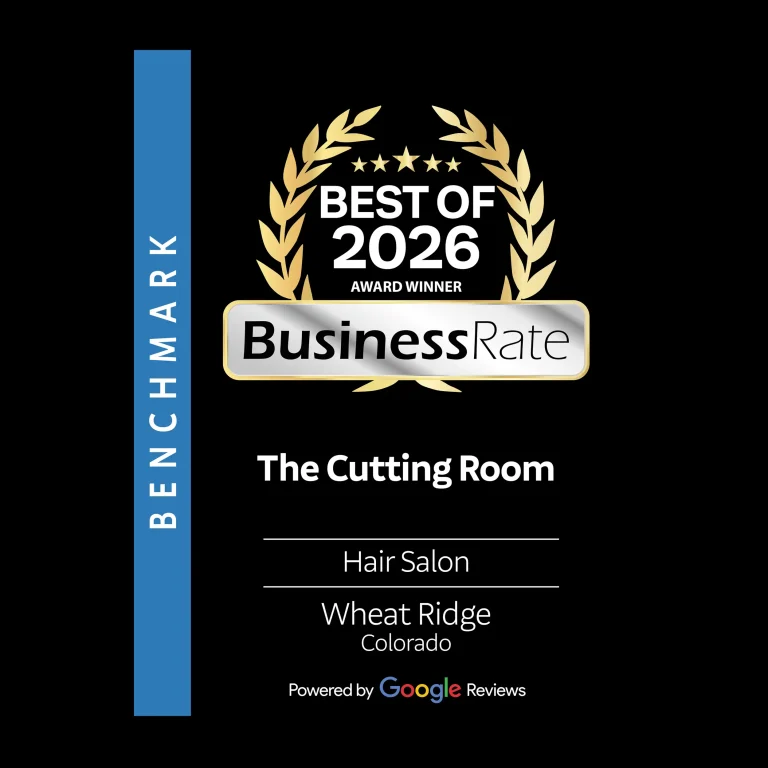 The Cutting Room Best of Wheat Ridge Salon award plaque